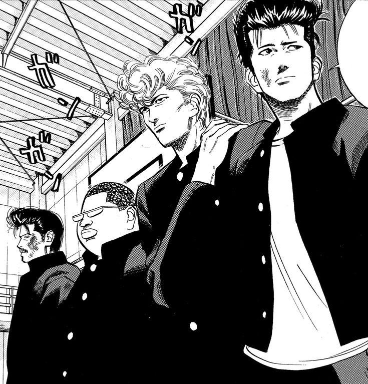 Pandilla y amigos de Hanamichi Sakuragi